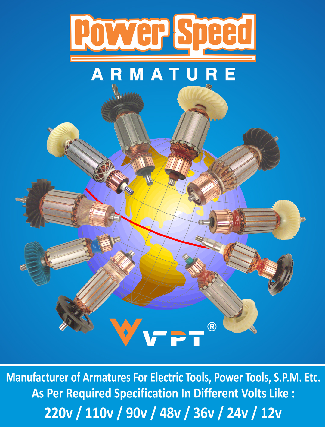 Power Speed Armature armature manufacture, armature india, powerspeed, power speed, armature